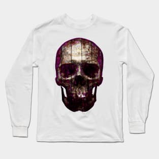 Dark Skull On The Fence Long Sleeve T-Shirt